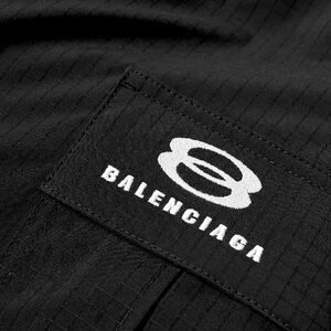 Balenciaga Ripstop Cargo Pants Black - NEW